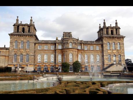 A view of Blenheim Palace in Woodstock, Oxfordshire, England, where leaders from across Europe are gathering for a summit overshadowed by worries about whether the United States will remain a reliable ally if Donald Trump secures a second presidency. 