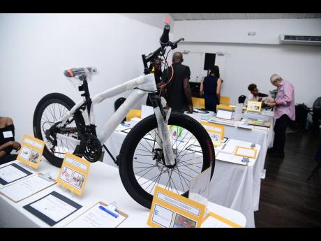 This bicycle was one of many items up for bid at the Hands for Hope Charity Auction on July 6.