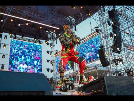 Capleton closes Night One of Reggae Sumfest. 