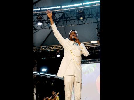 Beenie Man delivered a one-of-a-kind performance as Moses Davis backed by the Jamrock Orchestra, coordinated by the Jamaica Reggae Industry Association, during the Appleton Estate Jamaica Rum Festival held at the Catherine Hall Entertainment Complex in Mon