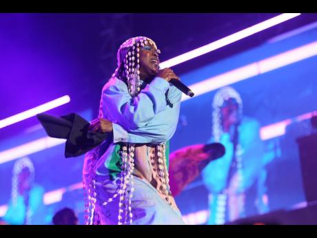 Lauryn Hill performs on Night One of Reggae Sumfest. 