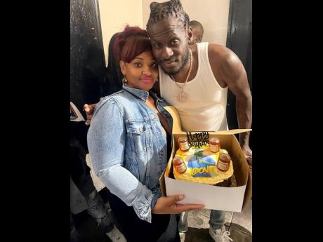 Grubb was grateful for the opportunity to bake an image birthday cake infused with Hennessy as well as ‘Henny’-infused strawberries for dancehall artiste Aidonia. 