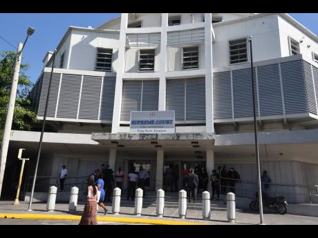 The Supreme Court building in downtown Kingston. 