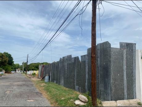 The premises along WestLake Avenue which residents say is expected to become a car mart soon. 