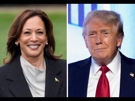 Democratic presidential candidate Vice President Kamala Harris and Republican presidential candidate former President Donald Trump.