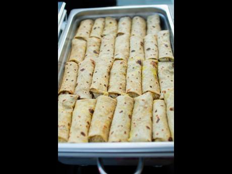  The mini stuffed roti was a fan favourite.