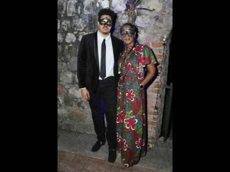 Even with their masks up, the camaraderie between these two authors, Jonathan Escoffery and Celeste Mohammed is on full display.