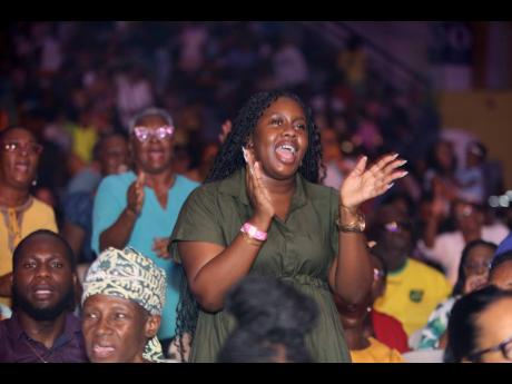 It was praise and worship inside the National Indoor Sports Centre on Sunday night.