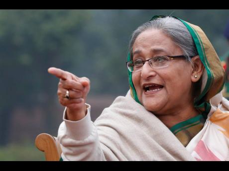 Bangladesh’s Prime Minister Sheikh Hasina.