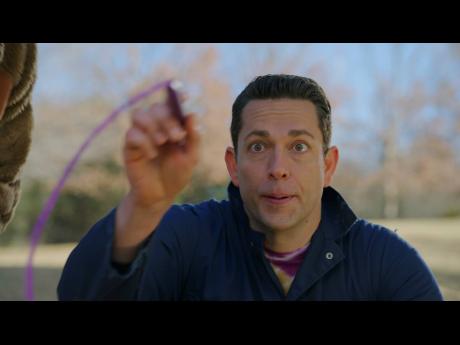  Zachary Levi in a scene from ‘Harold and the Purple Crayon’.