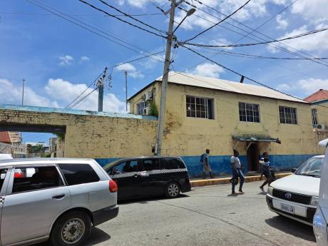 The outside of the Barnett Street Police Station in Montego Bay, St James, where Mario Deane was beaten while in custody on August 3, 2014. Deane died three days later at hospital on August 6 that year.