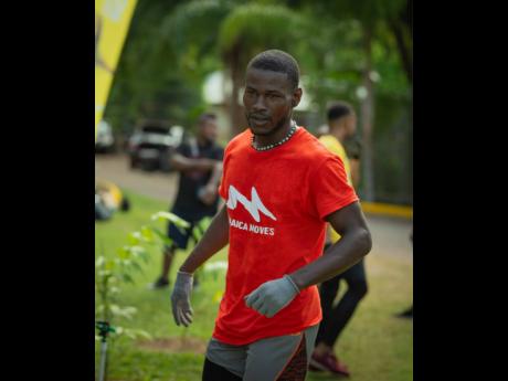 Winner of the Mr World Jamaica Extreme Sports Challenge, Tarique Brown.