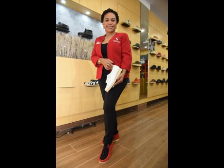 Signature Style store owner Karen Smith-D’Aguilar has been selling Clarks for some 29 years. 