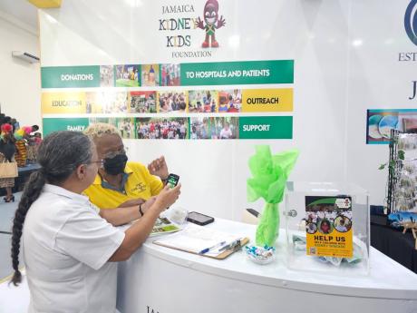 The Jamaica Kidney Kids Foundation at the 10th Biennial Jamaica Diaspora Conference marketplace in June.