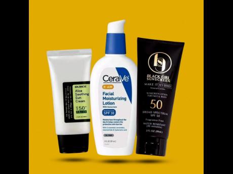 Seal in hydration with the COSRX Aloe Soothing Sun Cream (SPF 50), CeraVe AM Facial Moisturizing Lotion (SPF 30) or Black Girl Sunscreen (SPF 50). 