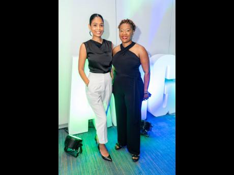 PWC’s Senior Associate, Lauralee Williams (left), and PWC Partner, Fiona Hyman, pulled on black for the event. PwC is an associate member of the FirstAngels network.