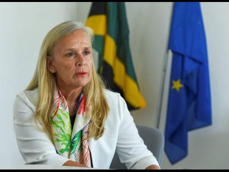 Former EU head of Delegation to Jamaica Marianne Van Steen.