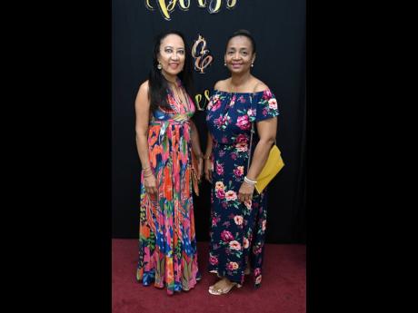 Dianne Ashton-Smith (left), director of the D&G Foundation, and Totlyn Brown-Robb, administrator of D&G Foundation, were the perfect floral duo.