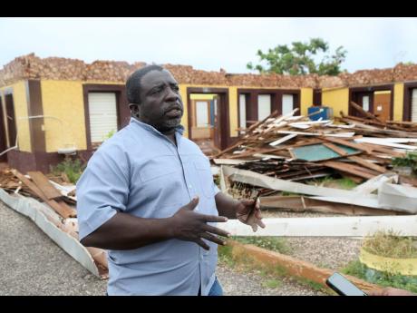 Principal Colin Cameron says Bull Savannah Primary School is in need of significant repairs. The grades five and six block will not be ready for occupation next week.