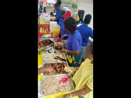 Children having fun during the treat.