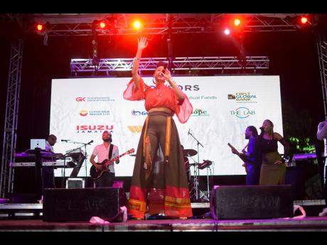 Catering to the lovers in the audience, reggae songbird Alaine was a joy to watch live.