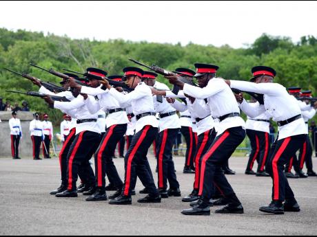 Batch 154 performed a special routine at the Jamaica Constabulary Force’s passing-out parade  on August 28, to recognise the 75th anniversary of women being enlisted in the Jamaica Constabulary Force. 