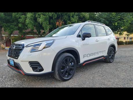 The 2024 Subaru Forester Sport 2.0i cuts an imposing figure, ready for adventure.