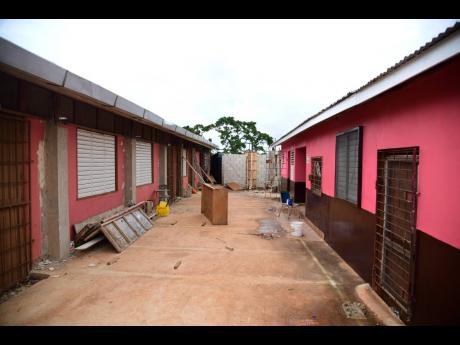 The New Broughton Primary School had embarked on an expansion project to add more classrooms even before the hurricane and work is still under way to complete the new block.