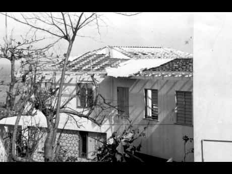 September 1988: The administrative block at Happy Grove High School, Portland, has been rendered useless. It is roofless and the furniture has been destroyed.