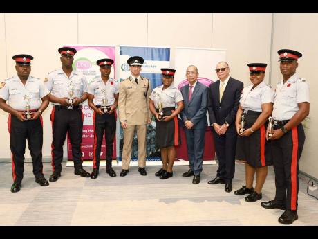 The six finalists for the Chairman’s Award at the LASCO/JCF Saluting Our Heroes Awards Ceremony represented all geographical regions and operations under the JCF umbrella and have demonstrated exceptional performance, professionalism and community involv