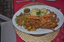 The tasty lobster dish at Ah It Man in Spanish Town.
