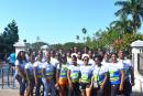  Part of the Shipping Association of Jamaica’s 60-member team that supported the Sagicor Sigma ‘Honour’ Run.
