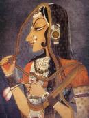 Radha (Bani Thani), Kishangarh,_housed at the National Museum in New Delhi