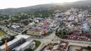 An aerial shot of downtown Montego Bay.